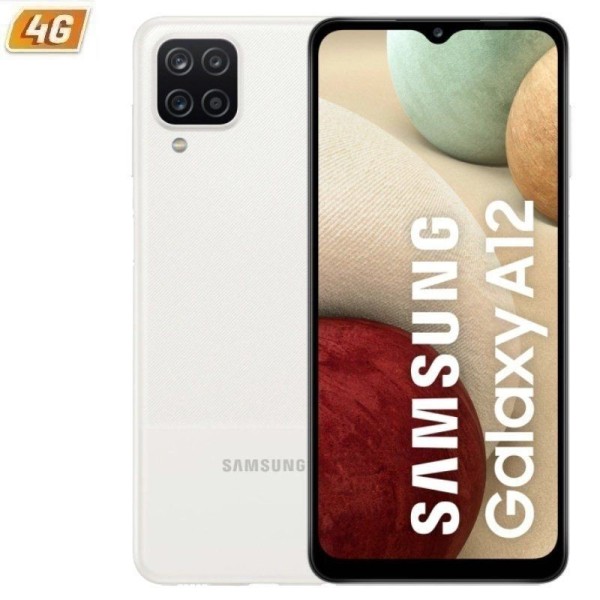 Smartphone Samsung Galaxy A12 4GB/ 64GB/ 6.5'/ Blanco - Imagen 1