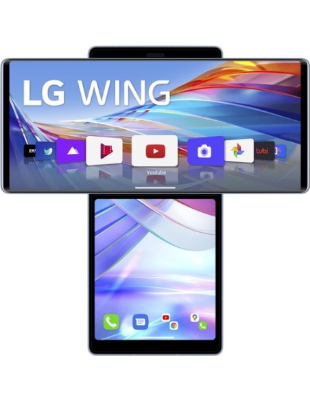 Smartphone LG Wing 8GB/ 128GB/ 6.8'+3.9'/ 5G/ Azul - Imagen 1
