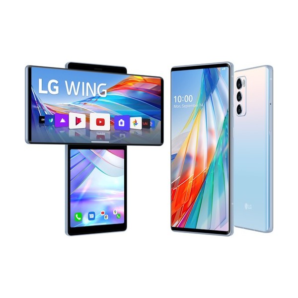 Smartphone LG Wing 8GB/ 128GB/ 6.8'+3.9'/ 5G/ Azul - Imagen 7