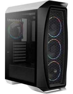 Caja Gaming Semitorre Aerocool Aero One Eclipse/ Blanca - Imagen 1