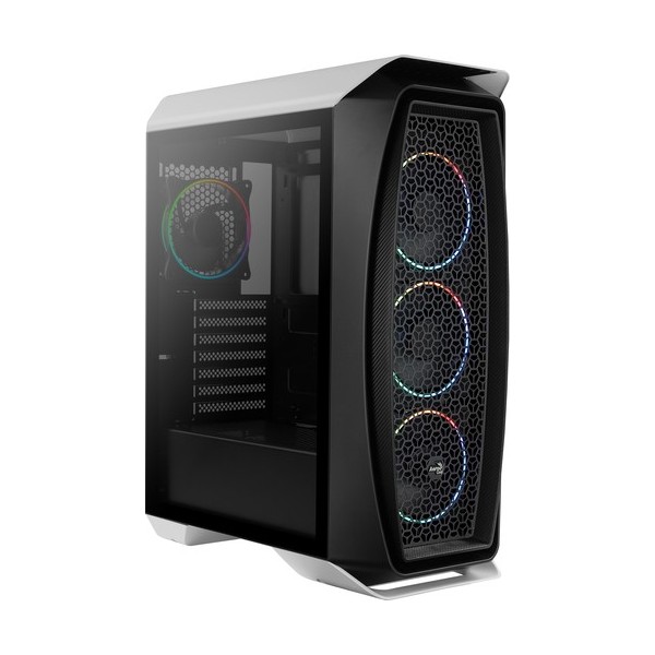 Caja Gaming Semitorre Aerocool Aero One Eclipse/ Blanca - Imagen 1
