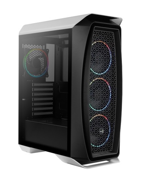 Caja Gaming Semitorre Aerocool Aero One Eclipse/ Blanca - Imagen 1