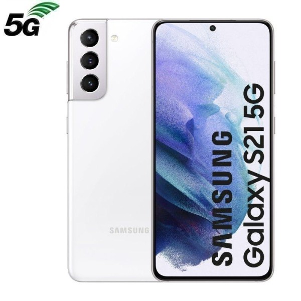 Smartphone Samsung Galaxy S21 8GB/ 128GB/ 5G/ 6.2'/ Blanco - Imagen 1