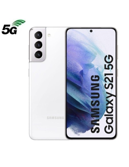 Smartphone Samsung Galaxy S21 8GB/ 128GB/ 5G/ 6.2'/ Blanco - Imagen 1